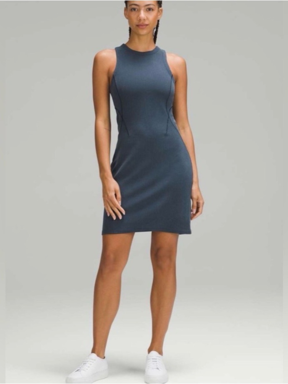 Lululemon Ribbed Softstreme Slim-Fit Tank Dress size 8